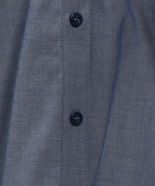 NARACAMICIE（ナラカミーチェ）の「シャンブレー調ビッグシャツ（シャツ/ブラウス・レディース・ブルー・SMALL/MEDIUM/LARGE/XXXL(150)/XX-LARGE）」の19枚目の写真