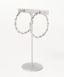 【LUON】ねじねじフープピアス