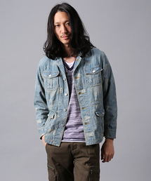 Iroquois | 【メンズジョーカー4月号掲載商品】イロコイ別注ジャガードデニムジャケット(デニムジャケット)