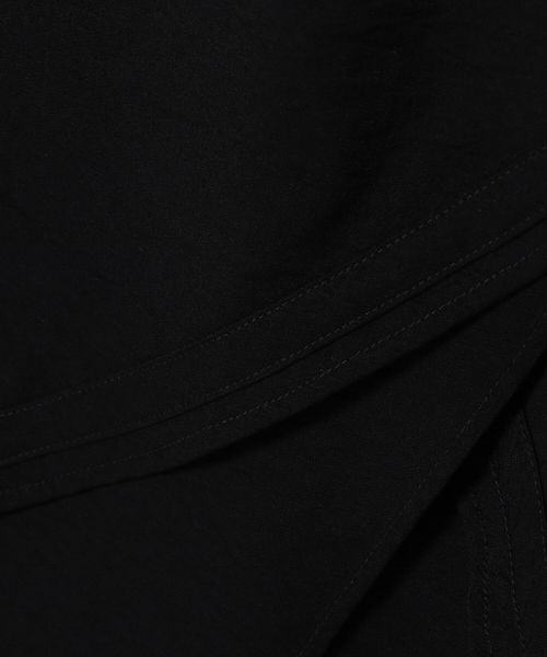 TEVALT(ヴァレット)の「ダブルラップ アシンメトリーフレアロングスカート(スカート・レディース・ベージュ/カーキ/ブラック・38)」の16枚目の写真