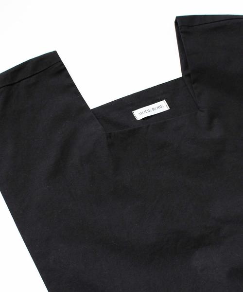 MODE ROBE（モードローブ）の「サイドリボンワンピース（ワンピース・レディース・ブラック/ベージュ・FREE）」の5枚目の写真