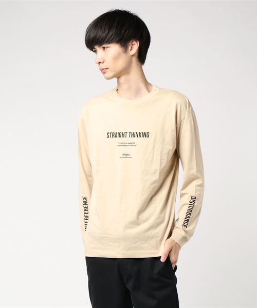 WEGO（ウィゴー）の「WEGO/シンプルロゴプリントロンT（Tシャツ/カットソー・メンズ・ホワイト/ブルー系その他/ベージュ/ホワイト系その他・SMALL/MEDIUM/LARGE）」の11枚目の写真