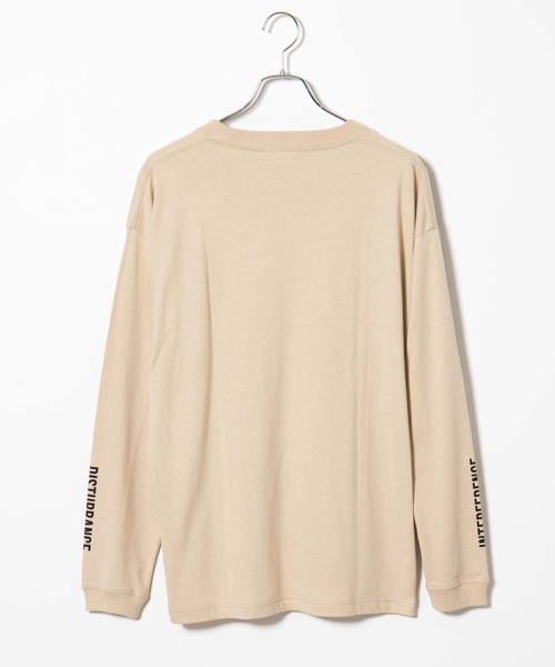 WEGO（ウィゴー）の「WEGO/シンプルロゴプリントロンT（Tシャツ/カットソー・メンズ・ホワイト/ブルー系その他/ベージュ/ホワイト系その他・SMALL/MEDIUM/LARGE）」の10枚目の写真