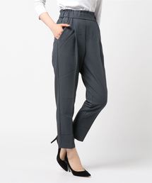 ツイルハイウエストテーパードパンツ