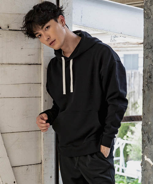 NUMBER (N)INE DENIM(ナンバーナインデニム)の「NUMBER (N)INE DENIM(ナンバーナインデニム)ドロップショルダーパーカー(パーカー・メンズ・ブラック/ベージュ/グレー・S/M/L/XL)」の2枚目の写真