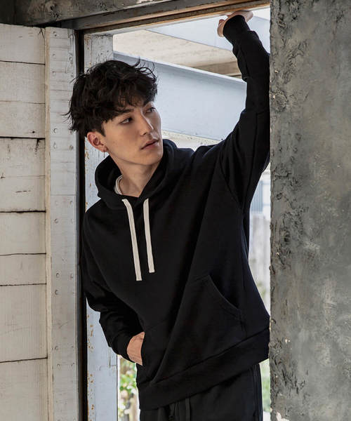 NUMBER (N)INE DENIM(ナンバーナインデニム)の「NUMBER (N)INE DENIM(ナンバーナインデニム)ドロップショルダーパーカー(パーカー・メンズ・ブラック/ベージュ/グレー・S/M/L/XL)」の7枚目の写真