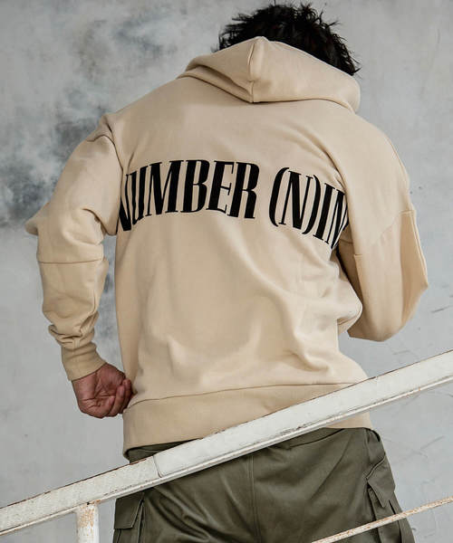 NUMBER (N)INE DENIM(ナンバーナインデニム)の「NUMBER (N)INE DENIM(ナンバーナインデニム)ドロップショルダーパーカー(パーカー・メンズ・ブラック/ベージュ/グレー・S/M/L/XL)」の6枚目の写真