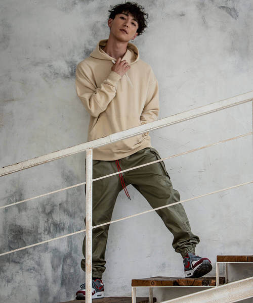 NUMBER (N)INE DENIM(ナンバーナインデニム)の「NUMBER (N)INE DENIM(ナンバーナインデニム)ドロップショルダーパーカー(パーカー・メンズ・ブラック/ベージュ/グレー・S/M/L/XL)」の8枚目の写真