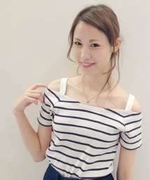 Chico | オフショルダーテレコT(Tシャツ/カットソー)