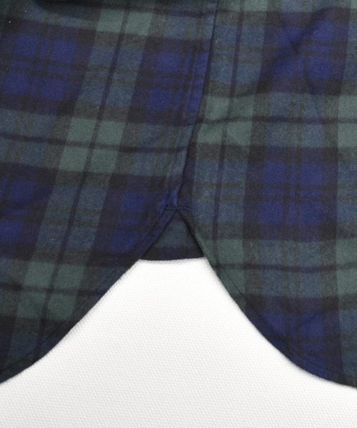 SONTAKU(ソンタク)の「【SONTAKU/ソンタク】柔らかタータンネルBDシャツ(シャツ/ブラウス・メンズ・ネイビー・MEDIUM/LARGE)」の6枚目の写真