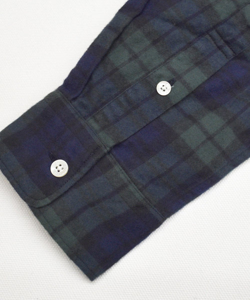 SONTAKU(ソンタク)の「【SONTAKU/ソンタク】柔らかタータンネルBDシャツ(シャツ/ブラウス・メンズ・ネイビー・MEDIUM/LARGE)」の5枚目の写真