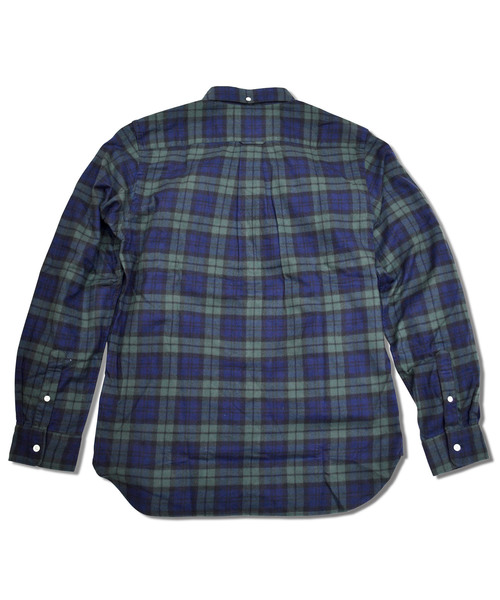 SONTAKU(ソンタク)の「【SONTAKU/ソンタク】柔らかタータンネルBDシャツ(シャツ/ブラウス・メンズ・ネイビー・MEDIUM/LARGE)」の10枚目の写真