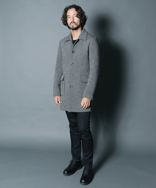 Magine（マージン）の「ENGLAND WOOL TWEED SINGLE COAT:イングランド
