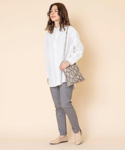 coen（コーエン）の「シンプルスクエアショルダーバッグ（ショルダーバッグ・レディース・グレー/パイソン/ブラック/ブラウン・FREE）」の18枚目の写真