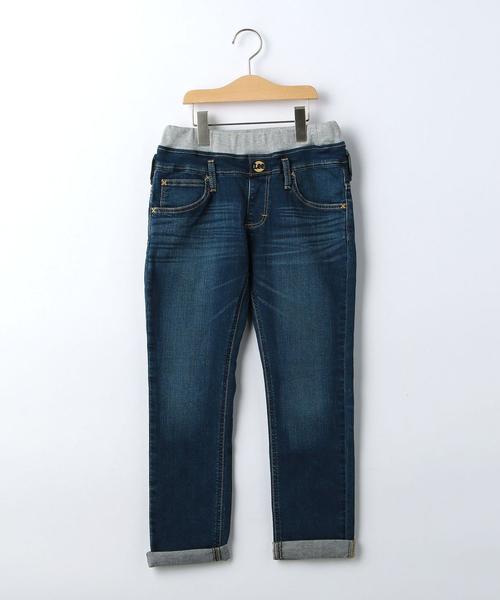 Lee(リー)の「【キッズ】LEE(リー) リブデニム(デニムパンツ・キッズ・ネイビー/コバルトブルー・150cm/140cm/130cm)」の2枚目の写真