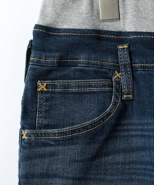 Lee(リー)の「【キッズ】LEE(リー) リブデニム(デニムパンツ・キッズ・ネイビー/コバルトブルー・150cm/140cm/130cm)」の3枚目の写真