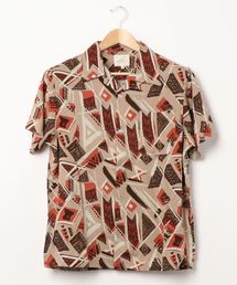 CORISCO | CORISCO レーヨン 総柄 オープンシャツ (M1)(シャツ/ブラウス)