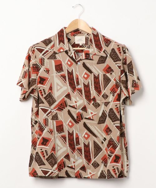 CORISCO(コリスコ)の「CORISCO レーヨン 総柄 オープンシャツ (M1)(シャツ/ブラウス・メンズ・その他9/その他8/その他7/その他6/その他5/その他4/その他3/その他2/その他1・LARGE/MEDIUM/X-LARGE)」の2枚目の写真