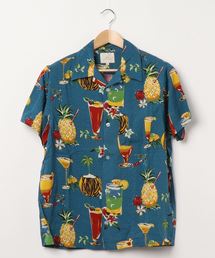 CORISCO | CORISCO レーヨン 総柄 オープンシャツ (M1)(シャツ/ブラウス)