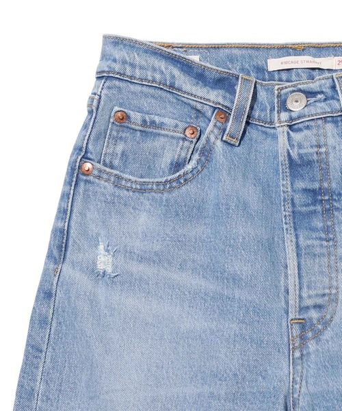 Levi's(リーバイス)の「RIBCAGE ストレート アンクル TANGO FADE(デニムパンツ・レディース・ライトインディゴブルー・24inch/27inch/28inch/25inch/23inch/26inch)」の11枚目の写真