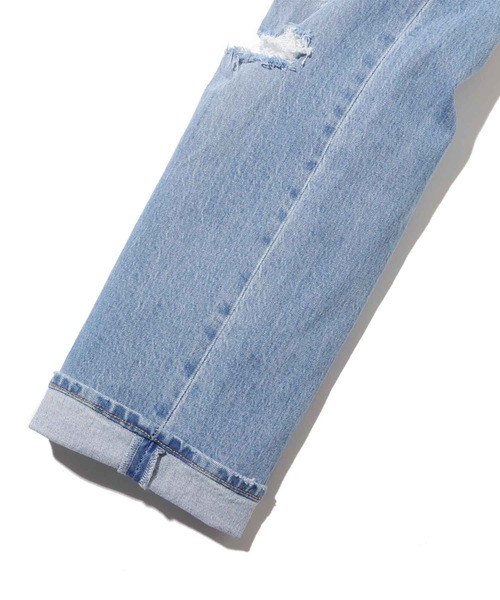 Levi's(リーバイス)の「RIBCAGE ストレート アンクル TANGO FADE(デニムパンツ・レディース・ライトインディゴブルー・24inch/27inch/28inch/25inch/23inch/26inch)」の7枚目の写真