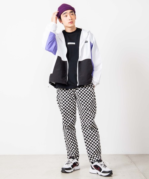 WEGO(ウィゴー)の「WEGO/ナイロンフーデッドブルゾン(ナイロンジャケット・メンズ・ホワイト/ブラック/ネイビー・MEDIUM/LARGE)」の13枚目の写真