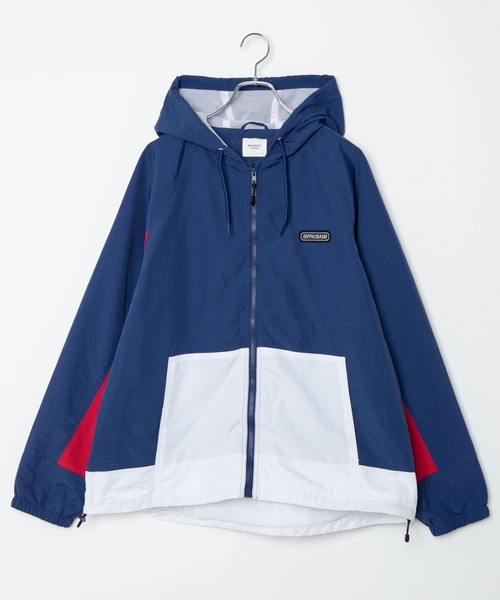 WEGO(ウィゴー)の「WEGO/ナイロンフーデッドブルゾン(ナイロンジャケット・メンズ・ホワイト/ブラック/ネイビー・MEDIUM/LARGE)」の22枚目の写真