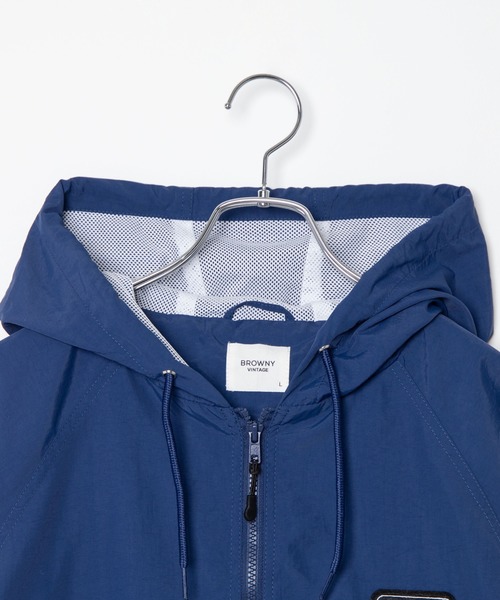 WEGO(ウィゴー)の「WEGO/ナイロンフーデッドブルゾン(ナイロンジャケット・メンズ・ホワイト/ブラック/ネイビー・MEDIUM/LARGE)」の15枚目の写真