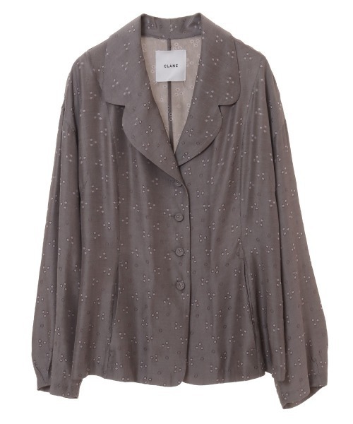 CLANE（クラネ）の「DOT JACQUARD SHIRT JACKET（シャツ 