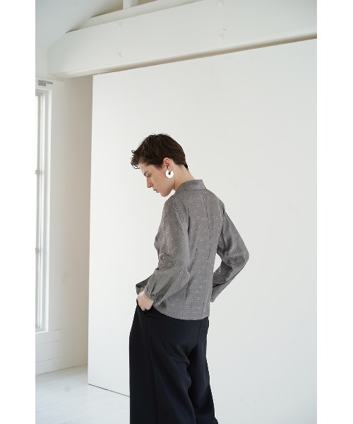CLANE（クラネ）の「DOT JACQUARD SHIRT JACKET（シャツ/ブラウス
