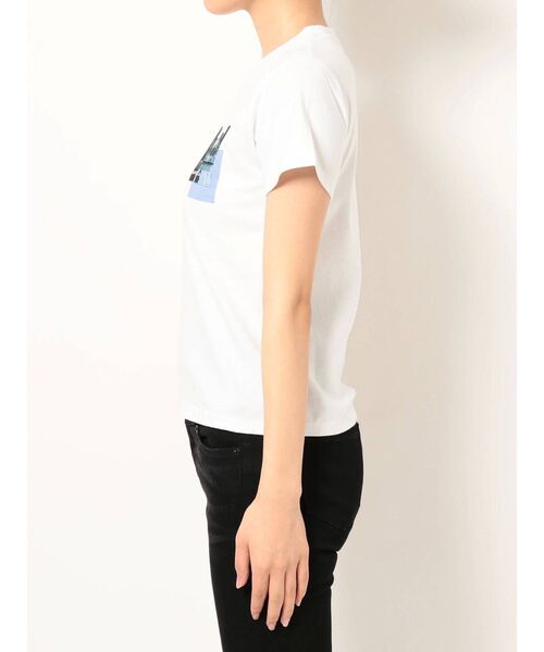 EMODA(エモダ)の「グラフィックレイヤーミニマルTシャツ(Tシャツ/カットソー・レディース・ホワイト/ブラック/パープル・FREE)」の10枚目の写真