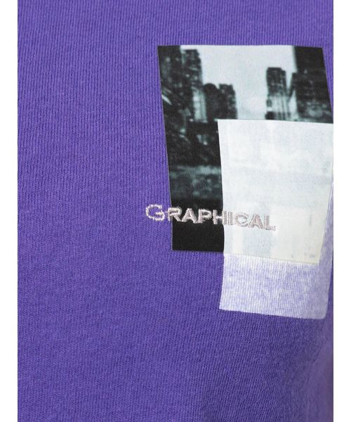 EMODA(エモダ)の「グラフィックレイヤーミニマルTシャツ(Tシャツ/カットソー・レディース・ホワイト/ブラック/パープル・FREE)」の21枚目の写真