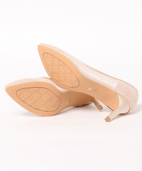 INTERPLANET（インタープラネット）の「レースパンプス（パンプス・レディース・ブラック/ベージュ・23.0cm/24.0cm）」の4枚目の写真