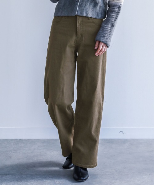 n'OrLABEL（ノアールレーベル）の「『ストレートワイドパンツ』（その他パンツ・レディース・ブラック/ブラウン/インディゴブルー/ブルー系その他/チャコール・LL/3L/S/M/L）」の21枚目の写真