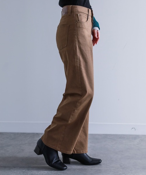n'OrLABEL（ノアールレーベル）の「『ストレートワイドパンツ』（その他パンツ・レディース・ブラック/ブラウン/インディゴブルー/ブルー系その他/チャコール・LL/3L/S/M/L）」の8枚目の写真