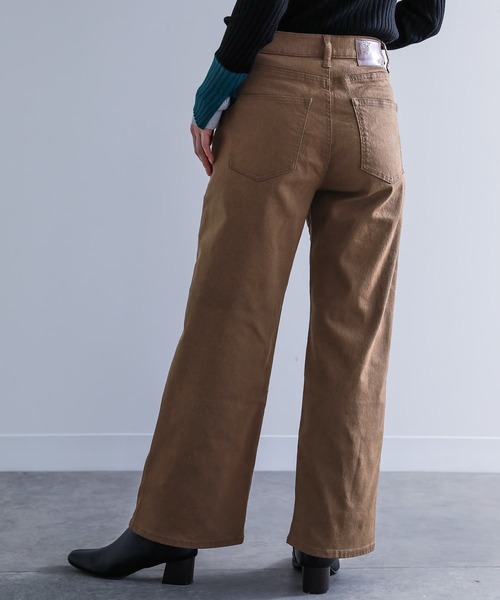n'OrLABEL（ノアールレーベル）の「『ストレートワイドパンツ』（その他パンツ・レディース・ブラック/ブラウン/インディゴブルー/ブルー系その他/チャコール・LL/3L/S/M/L）」の7枚目の写真