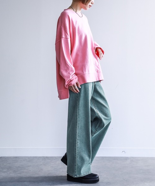 n'OrLABEL（ノアールレーベル）の「『ストレートワイドパンツ』（その他パンツ・レディース・ブラック/ブラウン/インディゴブルー/ブルー系その他/チャコール・LL/3L/S/M/L）」の16枚目の写真