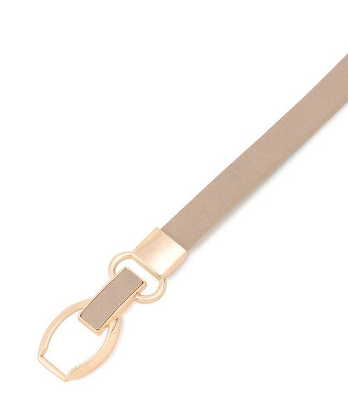 VIS（ビス）の「10mm幅スリーオーバルスライドベルト（ベルト・レディース・ブラック/ダークブラウン/ベージュ/オリーブ/その他・FREE）」の18枚目の写真