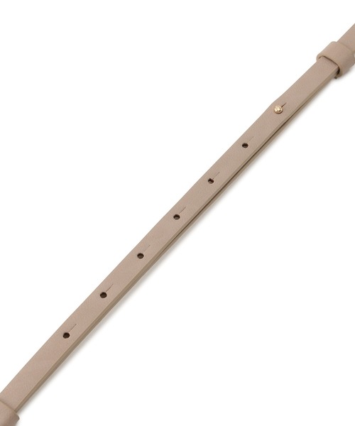 VIS（ビス）の「10mm幅スリーオーバルスライドベルト（ベルト・レディース・ブラック/ダークブラウン/ベージュ/オリーブ/その他・FREE）」の10枚目の写真