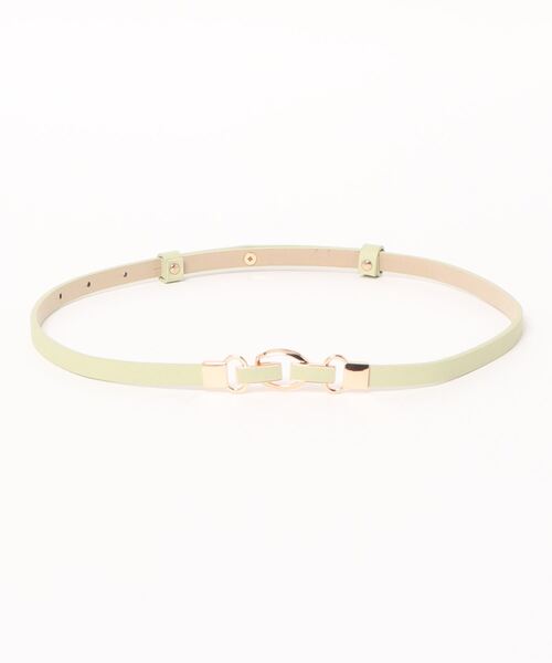 VIS（ビス）の「10mm幅スリーオーバルスライドベルト（ベルト・レディース・ブラック/ダークブラウン/ベージュ/オリーブ/その他・FREE）」の14枚目の写真