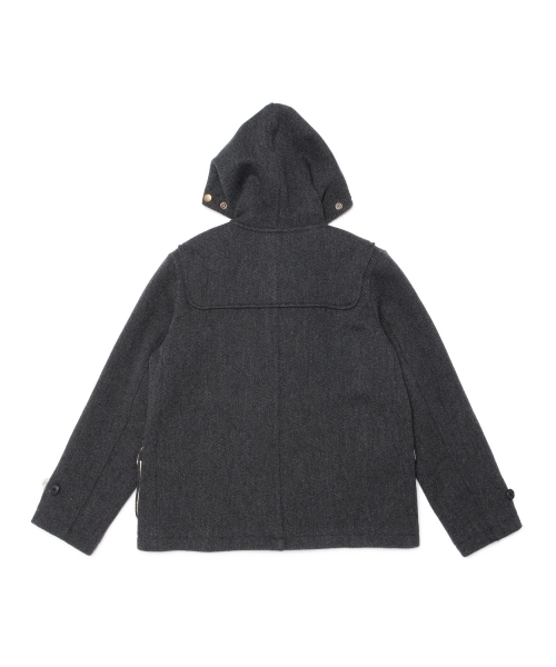 BEAMS BOY(ビームスボーイ)の「BEAMS BOY / ヘリンボーン ウールダッフル(ダッフルコート・レディース・ネイビー/レッド/チャコールグレー・ONE SIZE)」の21枚目の写真