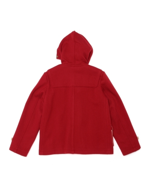 BEAMS BOY(ビームスボーイ)の「BEAMS BOY / ヘリンボーン ウールダッフル(ダッフルコート・レディース・ネイビー/レッド/チャコールグレー・ONE SIZE)」の13枚目の写真