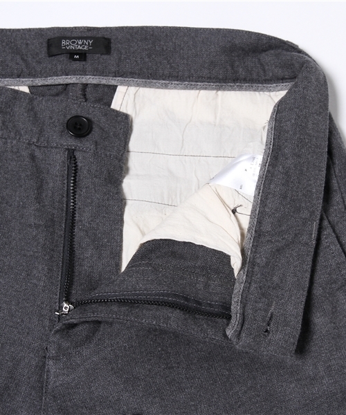 WEGO（ウィゴー）の「WEGO/起毛トラウザー（スラックス・メンズ・ダークグレー/ネイビー・MEDIUM/LARGE）」の5枚目の写真