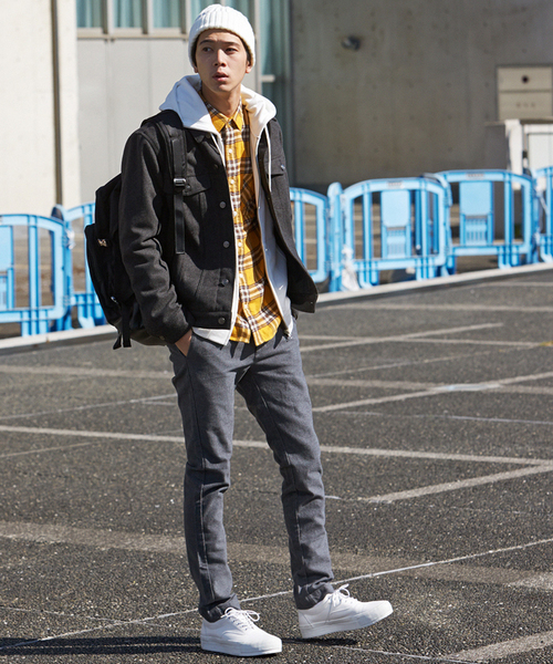 WEGO（ウィゴー）の「WEGO/起毛トラウザー（スラックス・メンズ・ダークグレー/ネイビー・MEDIUM/LARGE）」の17枚目の写真