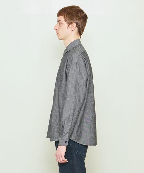 UNITED ARROWS & SONS(ユナイテッドアローズアンドサンズ)の「UNITED ARROWS & SONS(ユナイテッドアローズ&サンズ)ESSENTIAL SHAMB SHIRT†(シャツ/ブラウス・メンズ・ブラック/コバルトブルー・XL/L/M/S)」の5枚目の写真