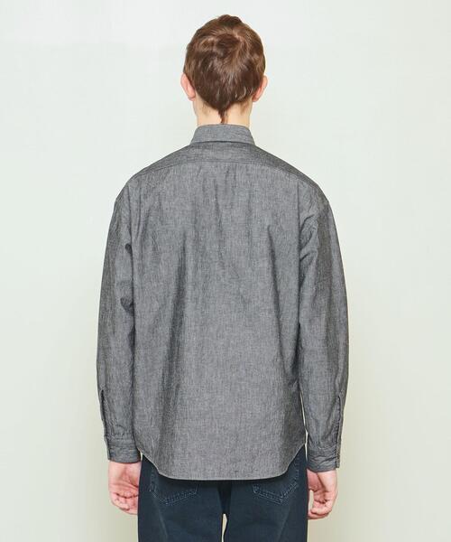 UNITED ARROWS & SONS(ユナイテッドアローズアンドサンズ)の「UNITED ARROWS & SONS(ユナイテッドアローズ&サンズ)ESSENTIAL SHAMB SHIRT†(シャツ/ブラウス・メンズ・ブラック/コバルトブルー・XL/L/M/S)」の6枚目の写真