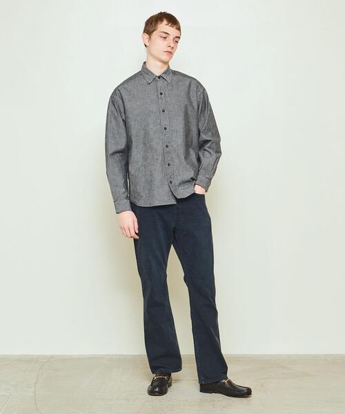 UNITED ARROWS & SONS(ユナイテッドアローズアンドサンズ)の「UNITED ARROWS & SONS(ユナイテッドアローズ&サンズ)ESSENTIAL SHAMB SHIRT†(シャツ/ブラウス・メンズ・ブラック/コバルトブルー・XL/L/M/S)」の9枚目の写真