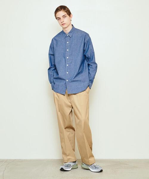 UNITED ARROWS & SONS(ユナイテッドアローズアンドサンズ)の「UNITED ARROWS & SONS(ユナイテッドアローズ&サンズ)ESSENTIAL SHAMB SHIRT†(シャツ/ブラウス・メンズ・ブラック/コバルトブルー・XL/L/M/S)」の11枚目の写真