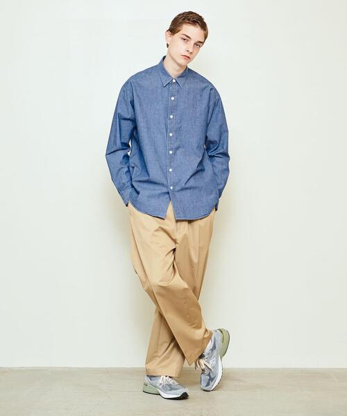 UNITED ARROWS & SONS(ユナイテッドアローズアンドサンズ)の「UNITED ARROWS & SONS(ユナイテッドアローズ&サンズ)ESSENTIAL SHAMB SHIRT†(シャツ/ブラウス・メンズ・ブラック/コバルトブルー・XL/L/M/S)」の12枚目の写真