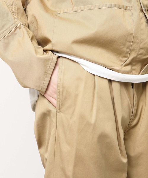 CAL O LINE（キャルオーライン）の「【 CAL O LINE / キャル オー ライン 】2TUCK CHINO PANTS / 2タッグ チノパンツ  CL211-092･･（チノパンツ・メンズ・ベージュ/オリーブドラブ・MEDIUM/LARGE/SMALL）」の19枚目の写真